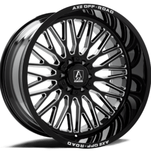 Axe Kratos 22x12 6x5.5/135 Black Milled