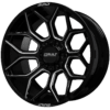 Built Offroad BT04 6x5.5/135 20x10 Black Milled - Image 2