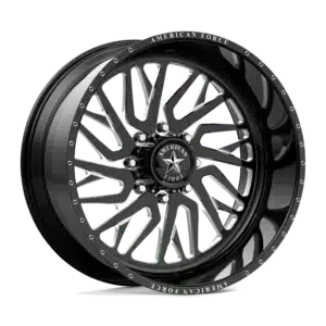 8x170 American Force Nova SS 22x12 Black Milled