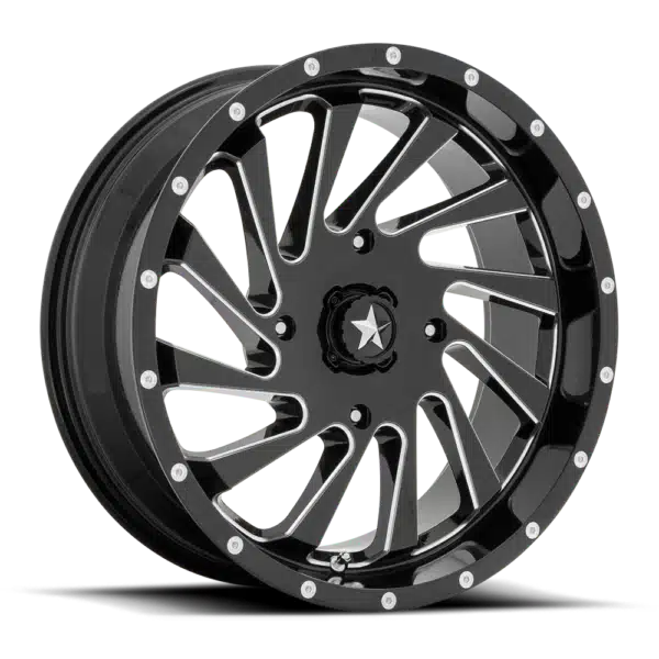 MSA Offroad M46 Blade 4x156 18x7 Black Milled