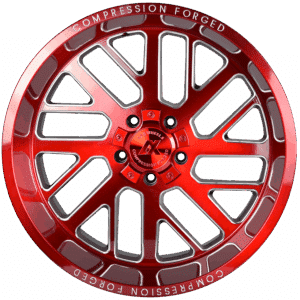 8x170 Axe AX2.2 22x10 Candy Red Milled