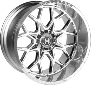 8x6.5 Hardcore HC104 20x10 Chrome