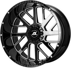 8x180 Axe AX2.0 24x14 Black Milled